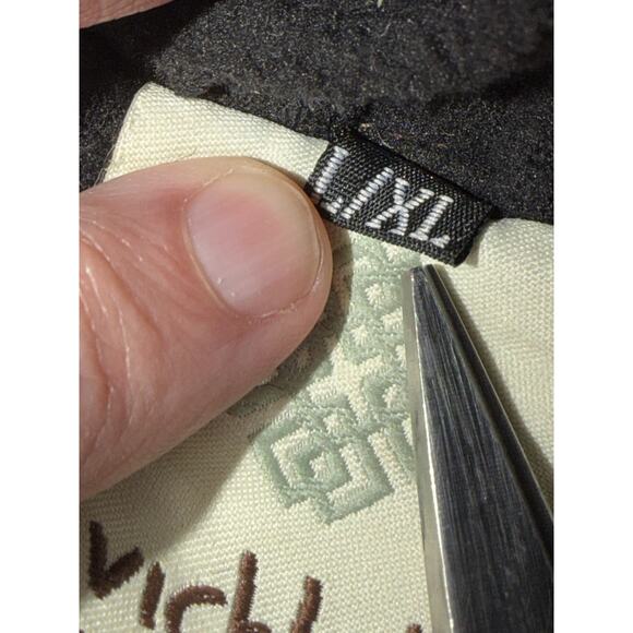 Virblatt Wool Hooded Poncho Brown Black Lining Pullover Drawstring Nepal L/XL - Picture 4 of 12